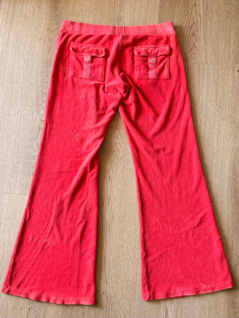 Vintage Juicy Couture low rise red flare tracksuit pants - Picture 6 of 8
